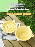 3-in-1 collapsible travel bowl for dogs and cats