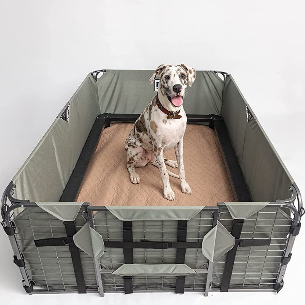 Reusable Dog Pee Pad, Waterproof Mat for Dogs and Puppies, 41"X41" W/ Grommets