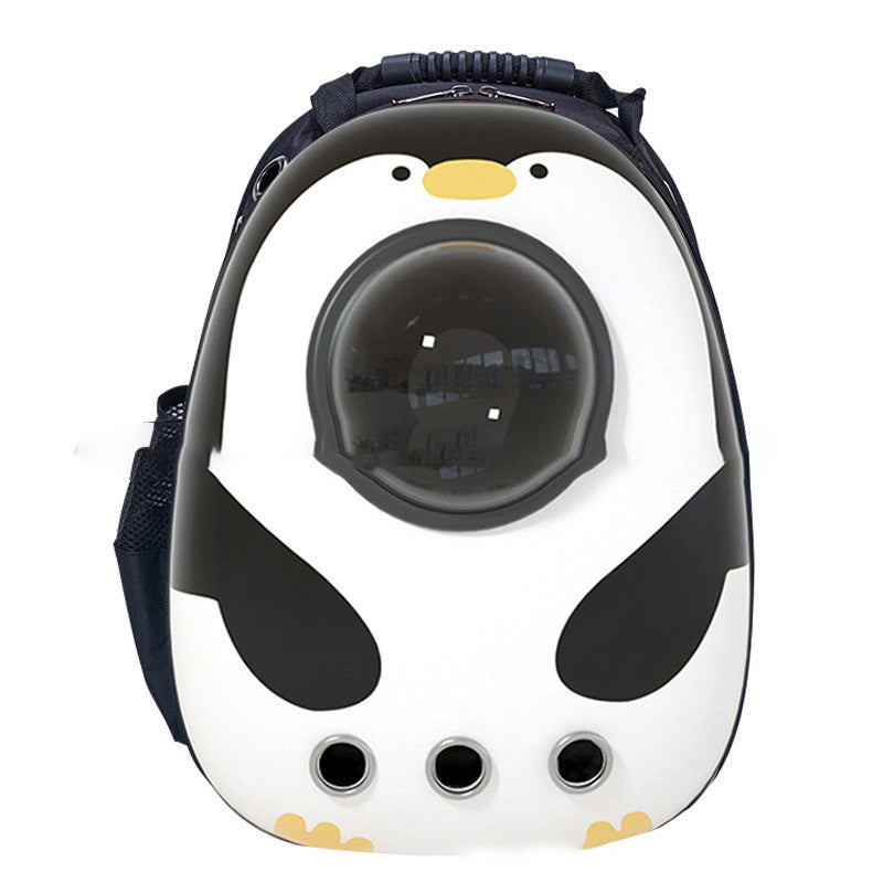 Portable Space Capsule Pet Backpack – Breathable Cat & Dog Travel Bag
