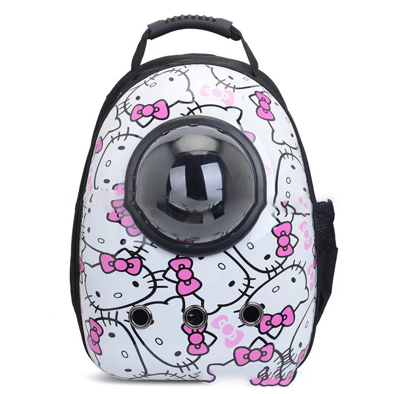 Portable Space Capsule Pet Backpack – Breathable Cat & Dog Travel Bag