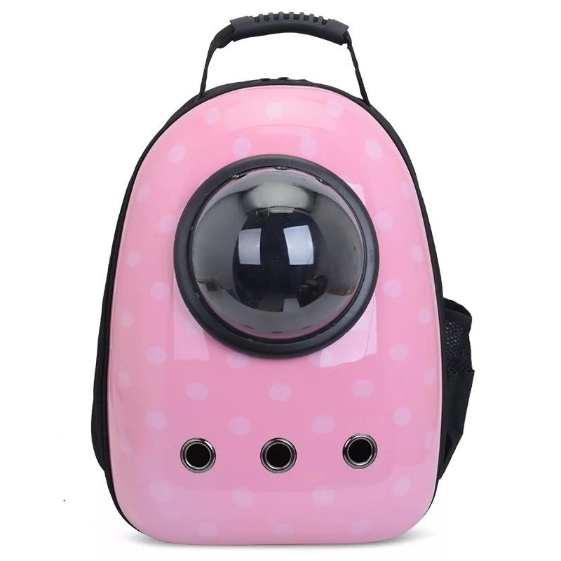 Portable Space Capsule Pet Backpack – Breathable Cat & Dog Travel Bag