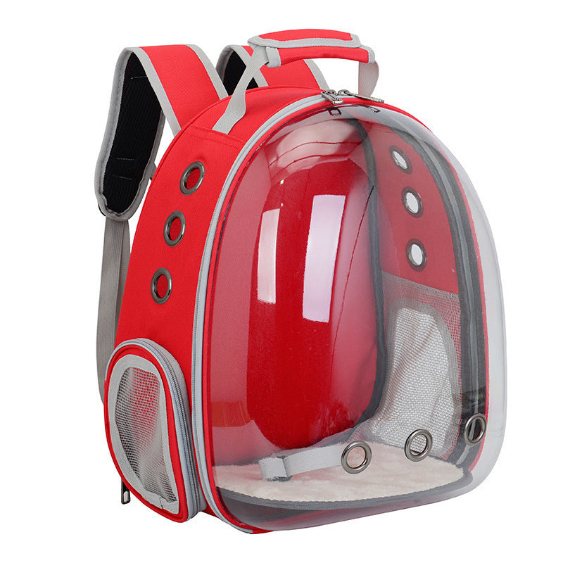 Portable Space Capsule Pet Backpack – Breathable Cat & Dog Travel Bag