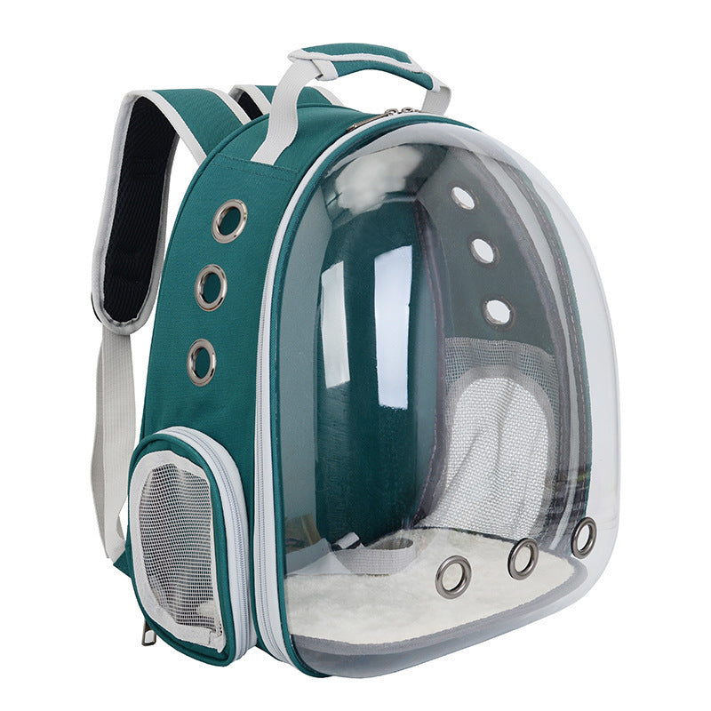 Portable Space Capsule Pet Backpack – Breathable Cat & Dog Travel Bag