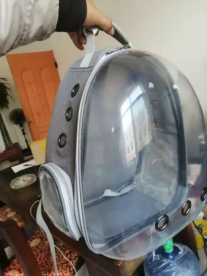 Portable Space Capsule Pet Backpack – Breathable Cat & Dog Travel Bag