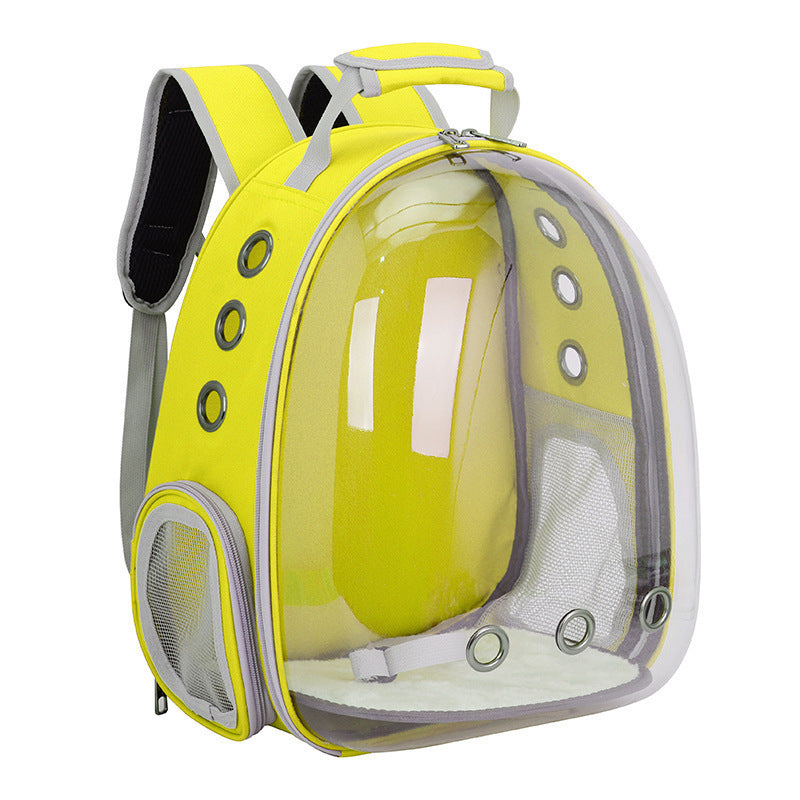 Portable Space Capsule Pet Backpack – Breathable Cat & Dog Travel Bag