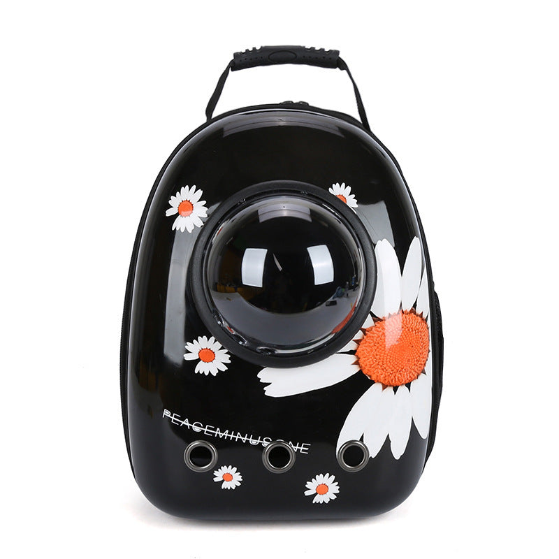 Portable Space Capsule Pet Backpack – Breathable Cat & Dog Travel Bag