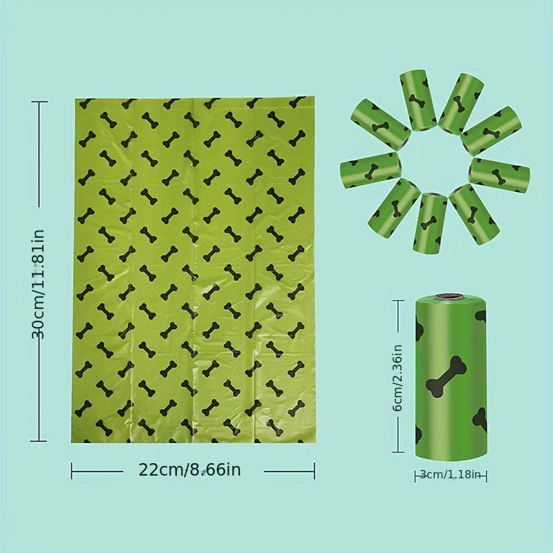 Biodegradable Dog Poop Bags with Dispenser – Leak-Proof Waste Bags