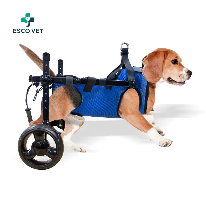 Adjustable Dog Wheelchair Pet Mobility Aid for Small Pets with Paralyzed Hind Legs Dog Rear Leg Cart Pet/Doggie Wheelchairs