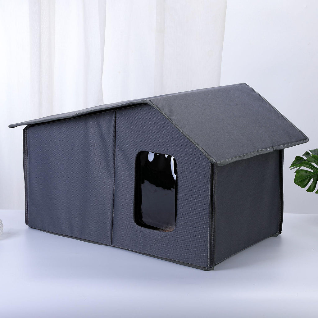 Outdoor Pet Shelter for Cats & Dogs – Waterproof, Insulated, Year-Round Comfort