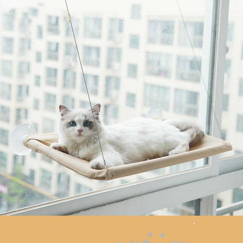 Cat Window Hammock khaki color