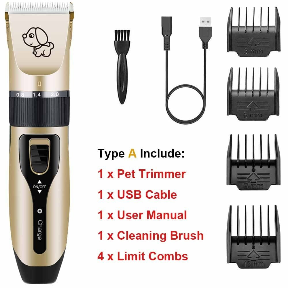 Professional Pet Shaver – Low Noise Dog & Cat Grooming Clipper