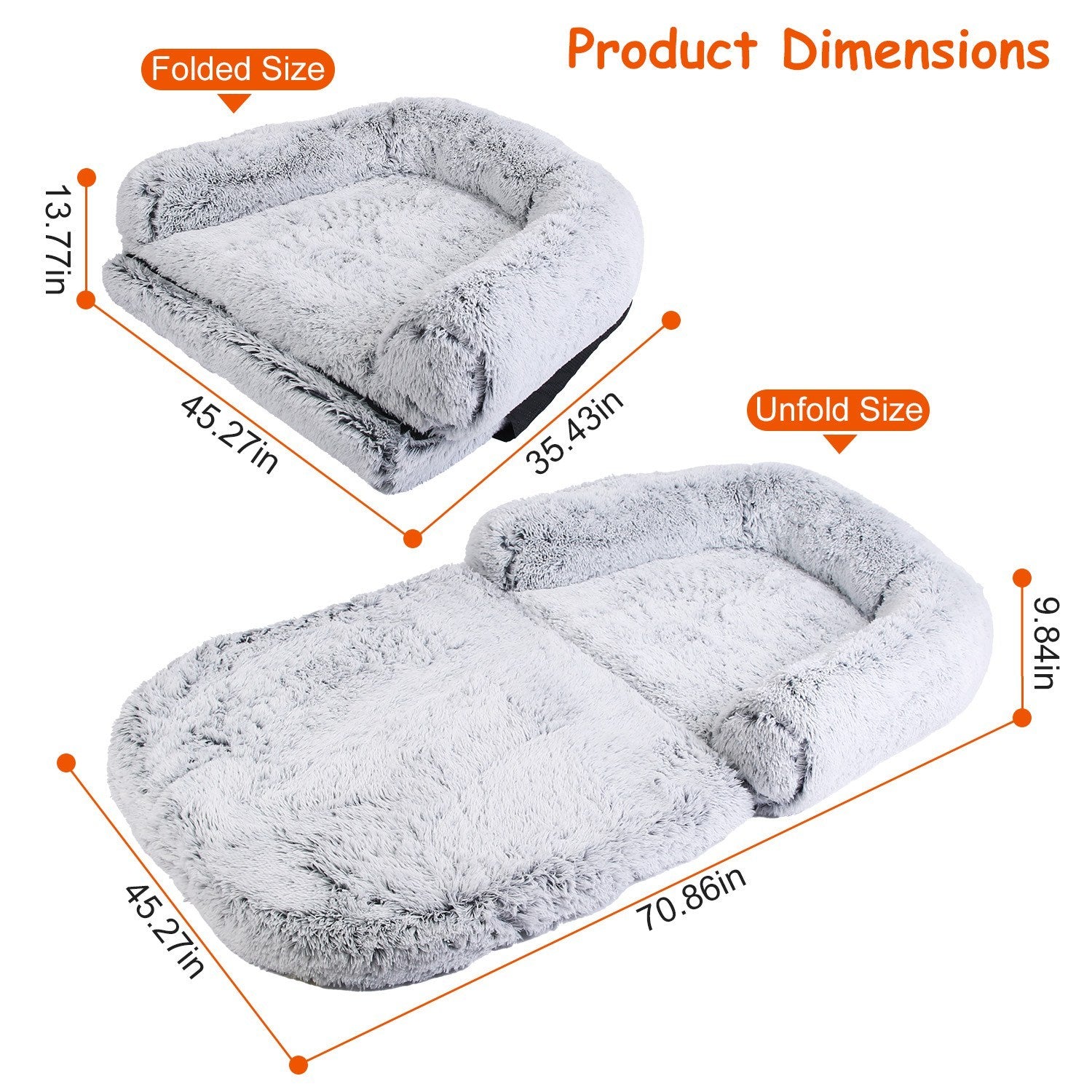 Convertible Human Size Dog Bed