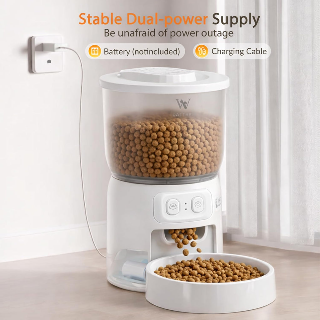 Automatic cat feeder dispensing