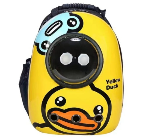Portable Space Capsule Pet Backpack – Breathable Cat & Dog Travel Bag