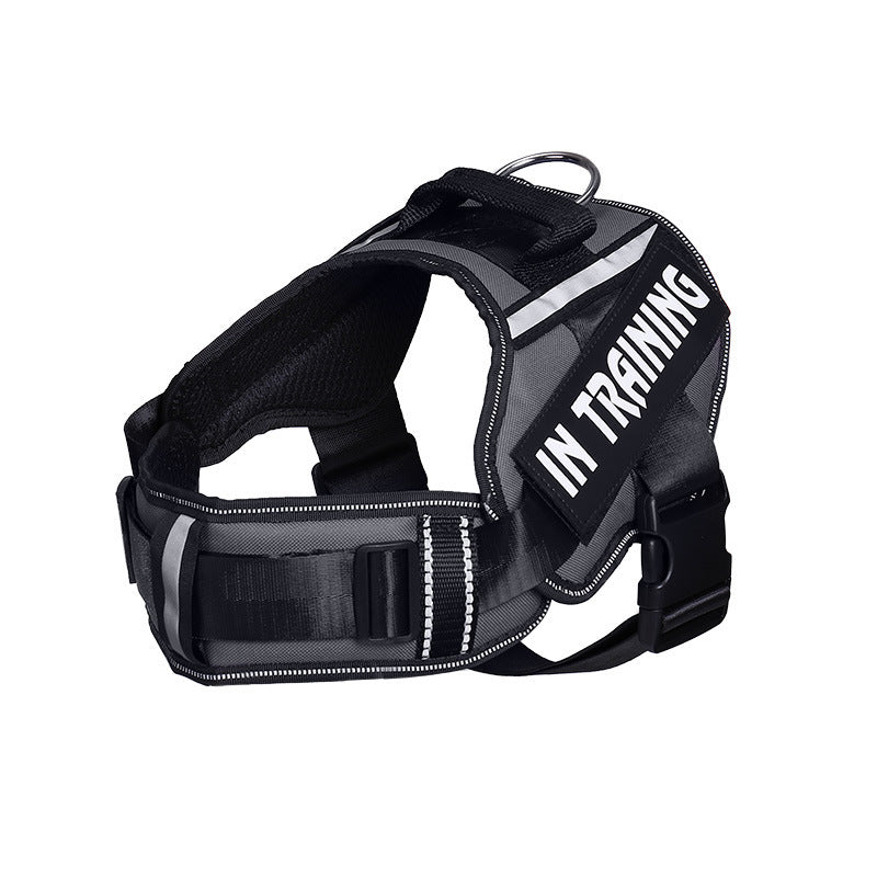 Premium Nylon Dog Harness – Reflective, Breathable & Secure