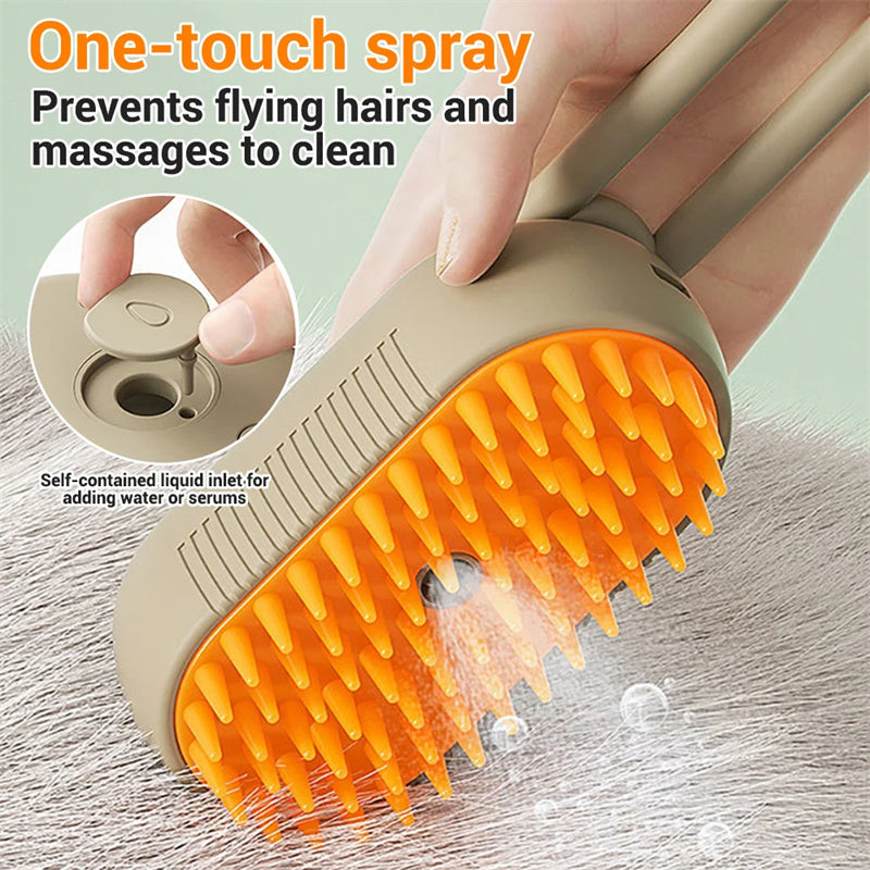 3 in 1 Pet Steam and Hair Removal Brush