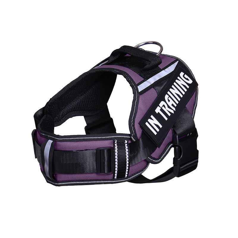 Premium Nylon Dog Harness – Reflective, Breathable & Secure