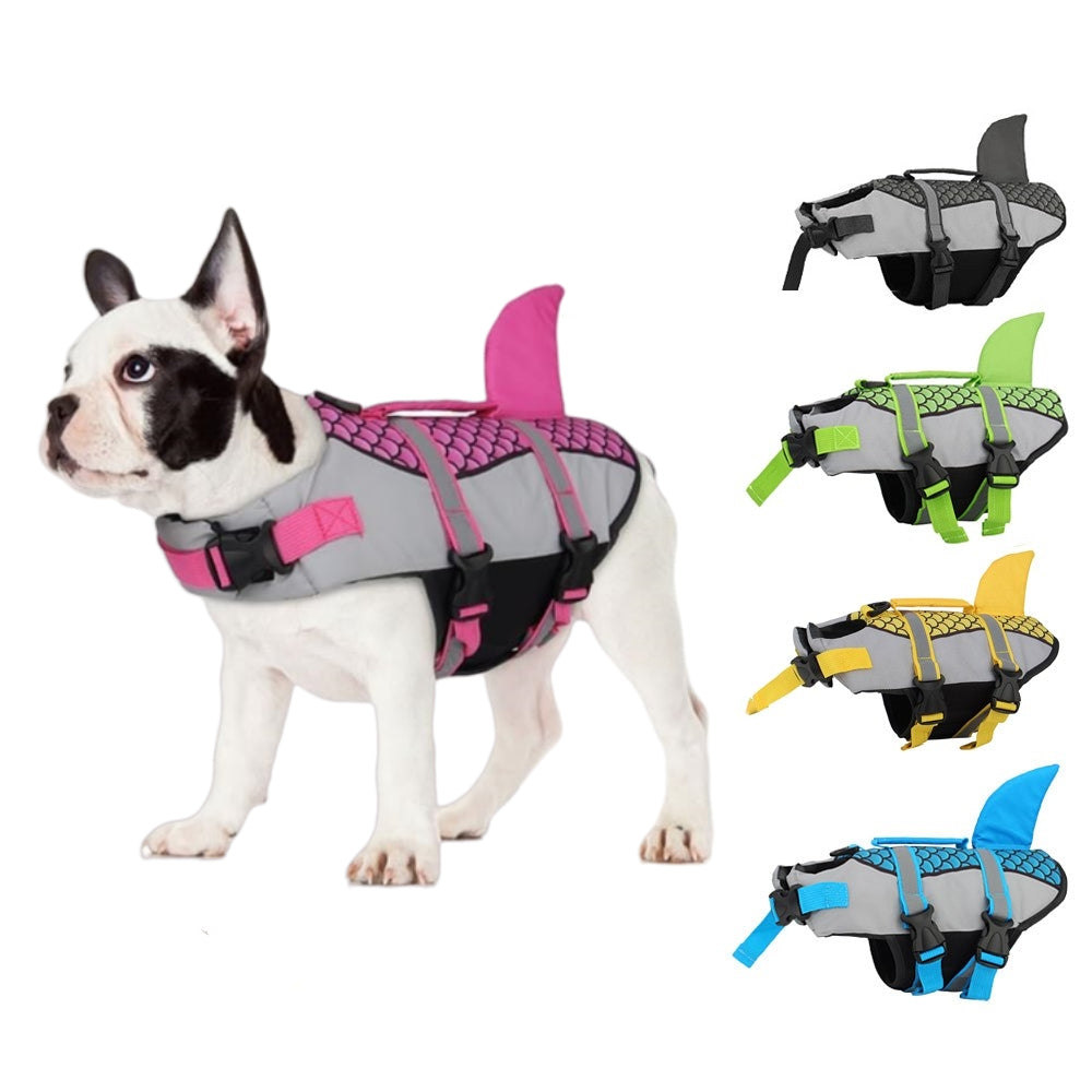 Shark Scale Dog Life Jacket swim vest
