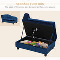 Pet sofa bed couch with hidden storage