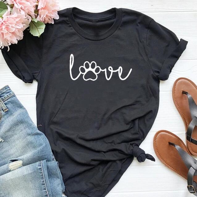 Love Paw Graphic T-Shirt