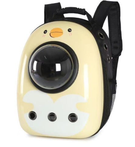 Portable Space Capsule Pet Backpack – Breathable Cat & Dog Travel Bag