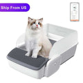 Smart Automatic Self-Cleaning Cat Litter Box – Open Design Odor Control