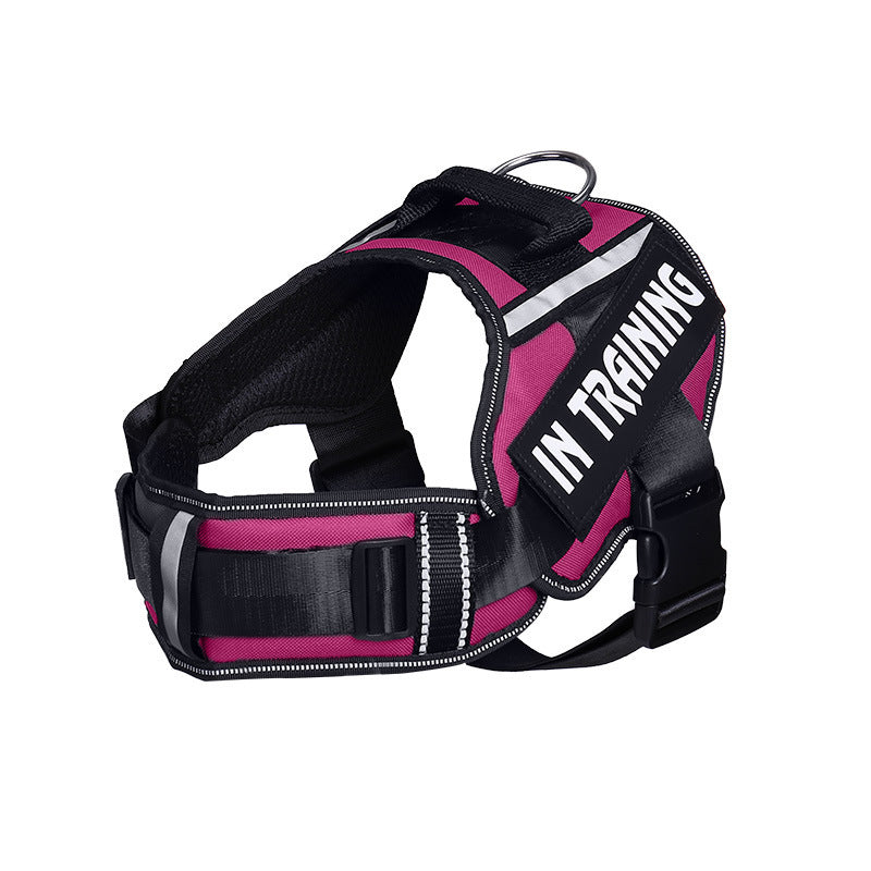 Premium Nylon Dog Harness – Reflective, Breathable & Secure