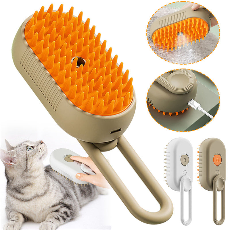 3 in 1 Pet Steam and Hair Removal Brush