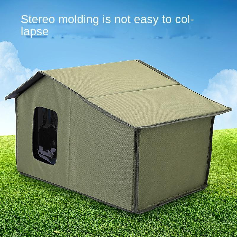 Outdoor Pet Shelter for Cats & Dogs – Waterproof, Insulated, Year-Round Comfort