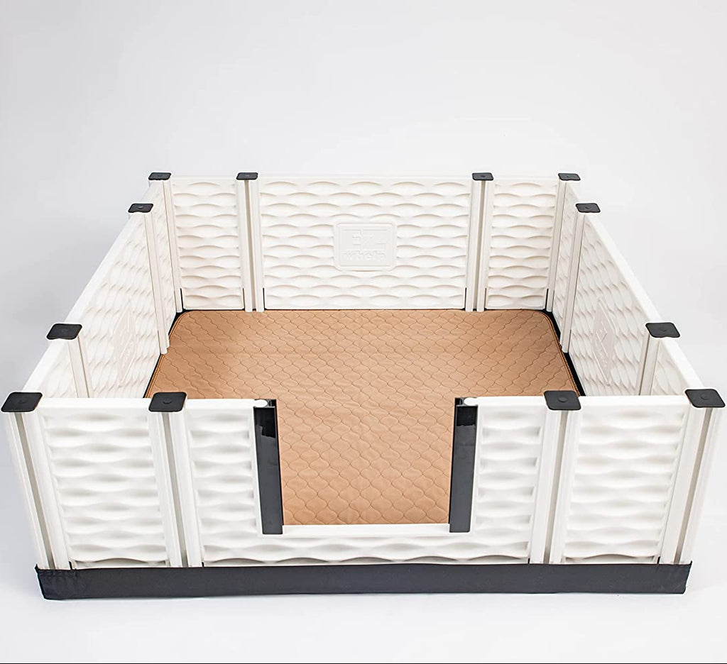 Reusable Dog Pee Pad, Waterproof Mat for Dogs and Puppies, 41"X41" W/ Grommets