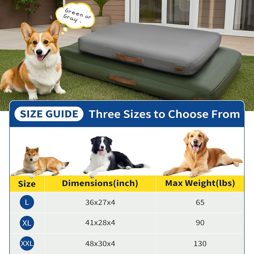 Inflatable waterproof travel dog bed