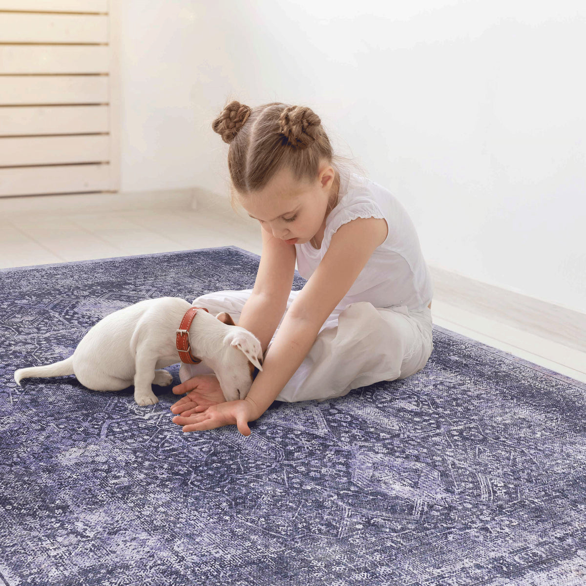 Non-Slip Washable Pet Traction Runner Rug