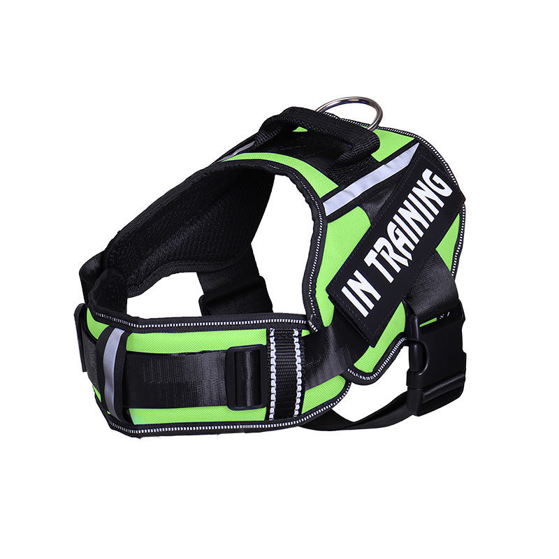 Premium Nylon Dog Harness – Reflective, Breathable & Secure