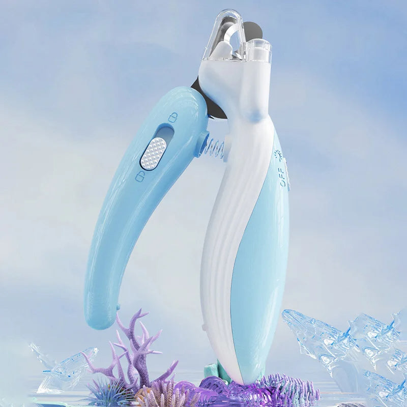 LED Light Pet Nail Clippers – Safe Trim Nail Cutter for Dogs & Cats