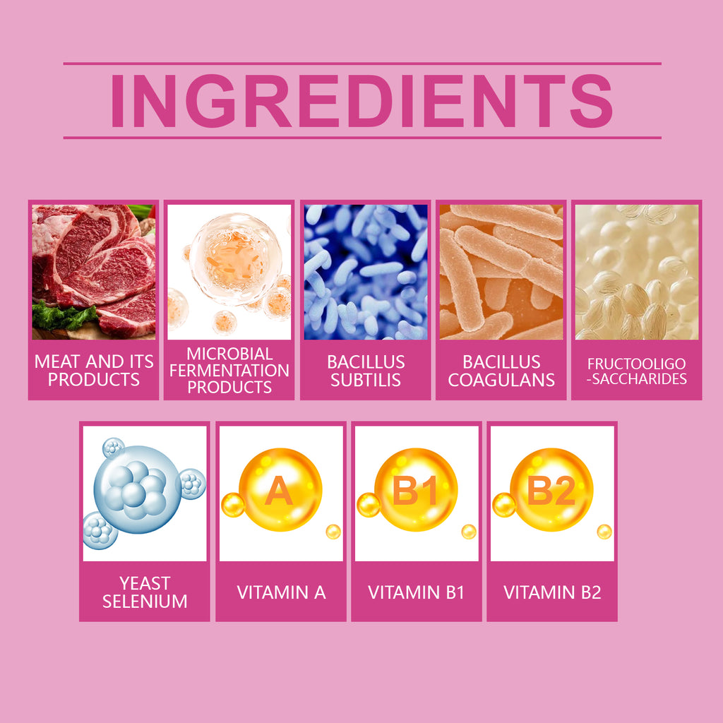 Probiotic chews bottle label detail