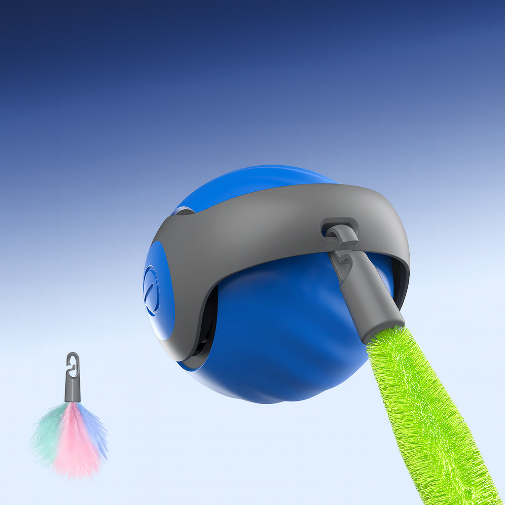 Smart Interactive Cat Toy Ball – Rechargeable Automatic Teaser