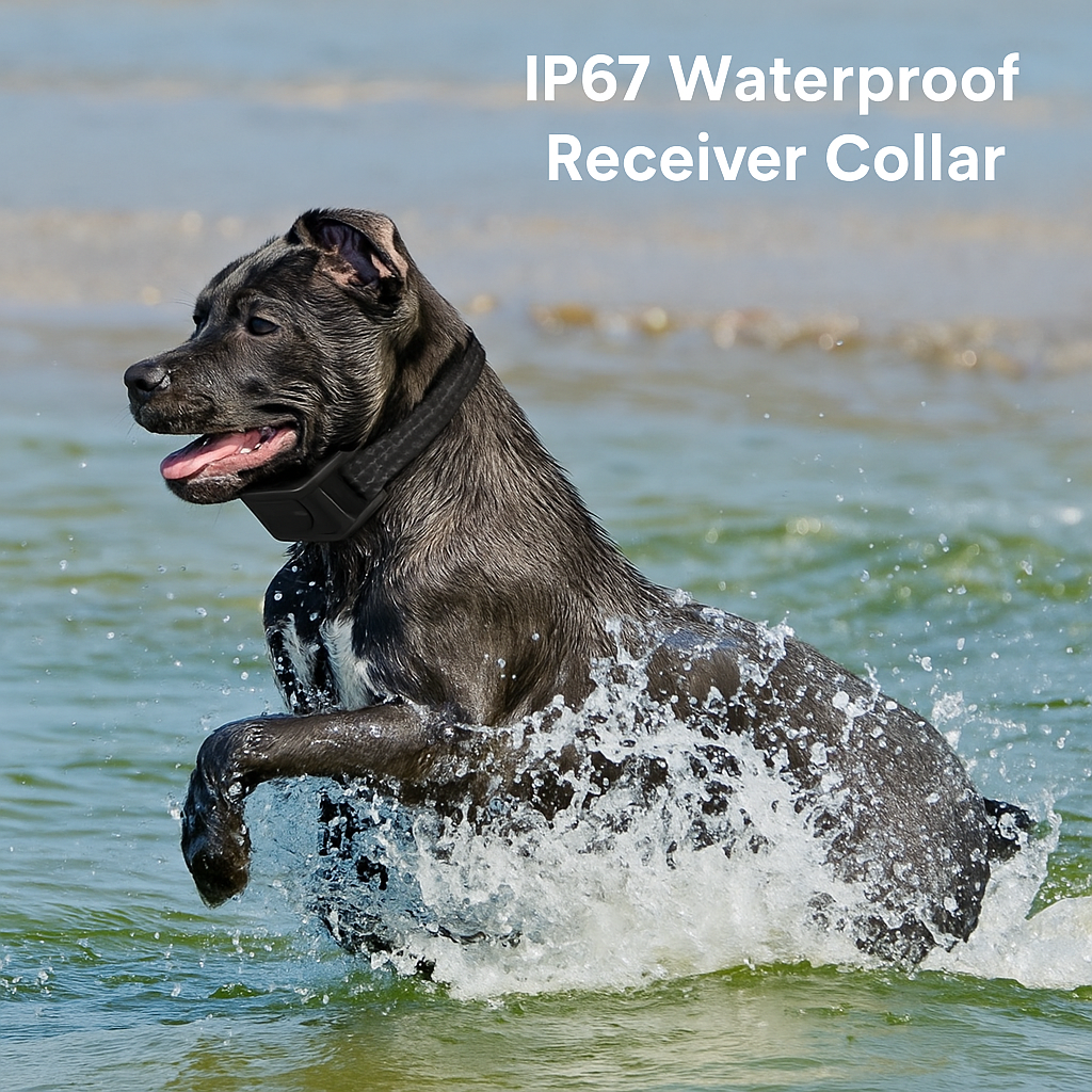Dog Training Collar – Waterproof Remote with Beep, Vibration & Shock (Receiver or Full Set)