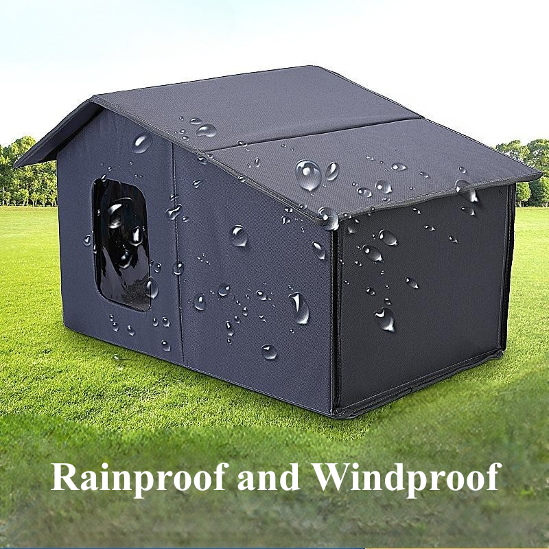 Outdoor Pet Shelter for Cats & Dogs – Waterproof, Insulated, Year-Round Comfort