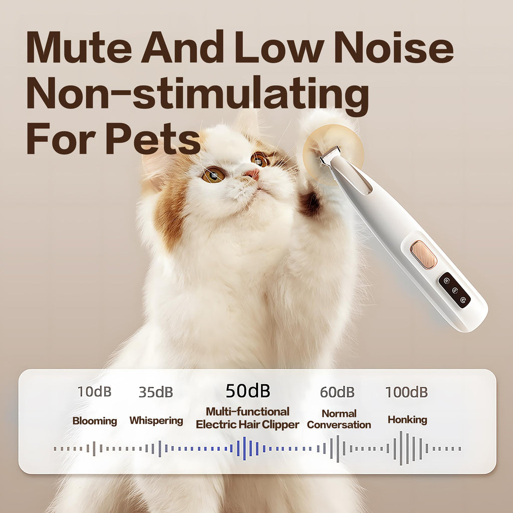 Pet Hair Trimmer (Rechargeable /waterproof)