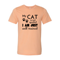 My Cat Is Not Spoiled T-Shirt – Cat Lover Gift Tee (Unisex)