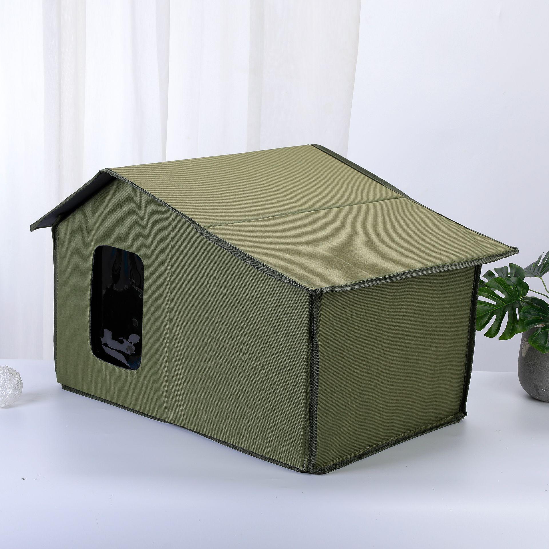 Outdoor Pet Shelter for Cats & Dogs – Waterproof, Insulated, Year-Round Comfort