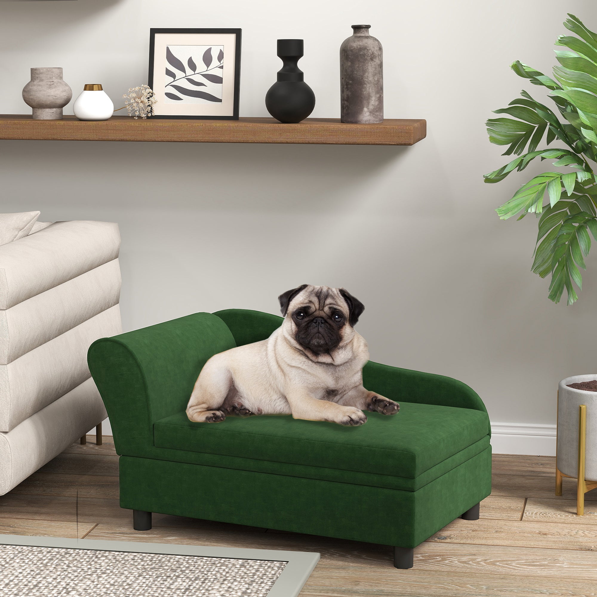 Pet Sofa Bed with Storage – Small Dog & Cat Couch