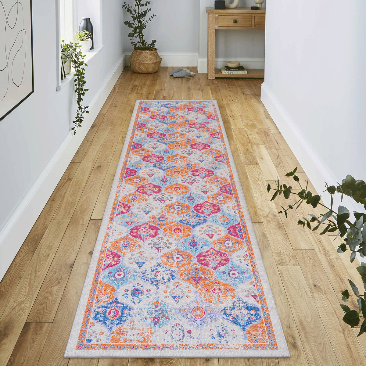 Non-Slip Washable Pet Traction Runner Rug