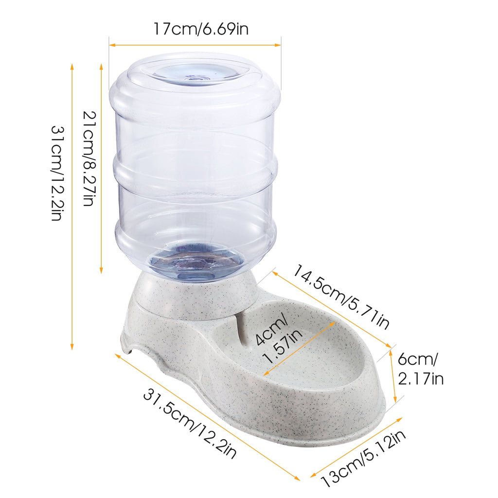 Gravity waterer barrel removed for cleaning