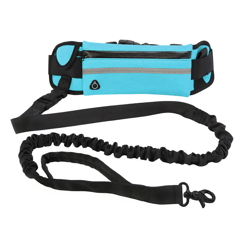 Hands-Free Dog Leash w/ Phone Pocket & Bottle Holder