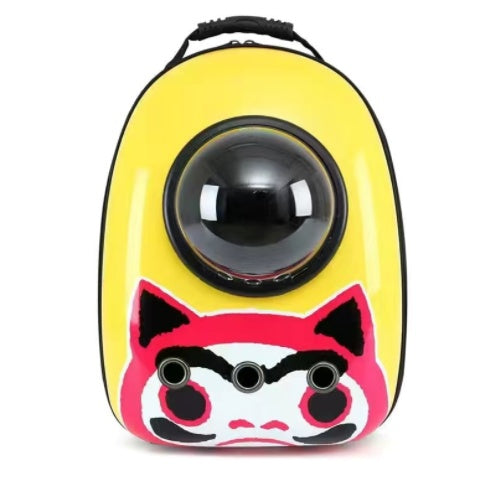Portable Space Capsule Pet Backpack – Breathable Cat & Dog Travel Bag