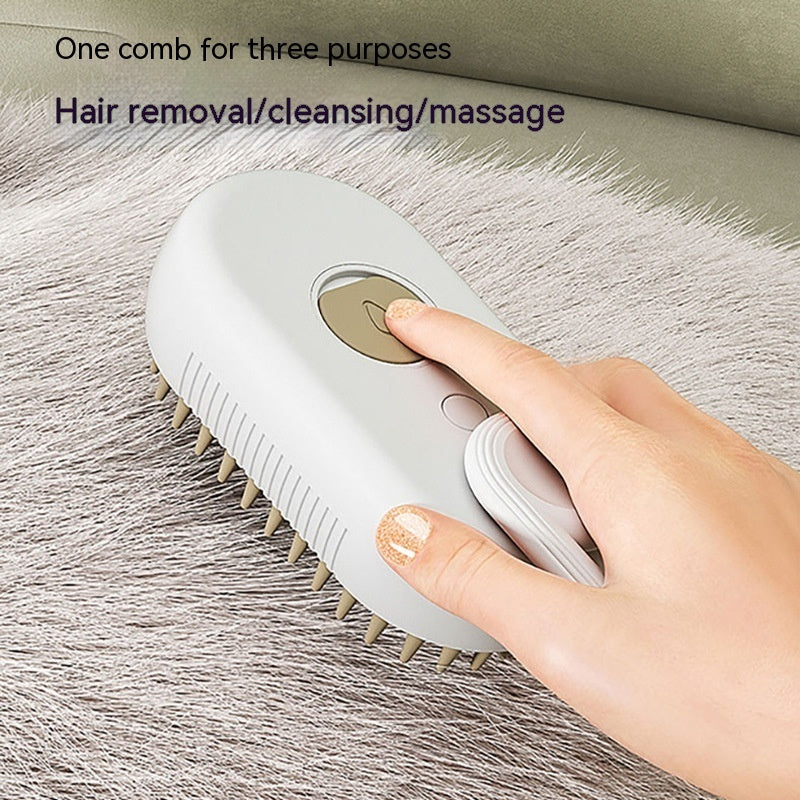 3 in 1 Pet Steam and Hair Removal Brush