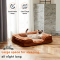Orthopedic memory foam pet bed