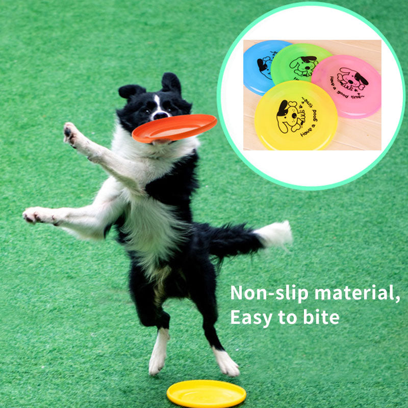Bendable flying disc dog toy