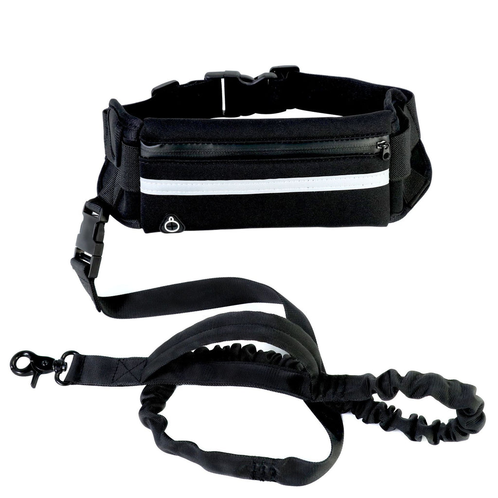 Hands-Free Dog Leash w/ Phone Pocket & Bottle Holder